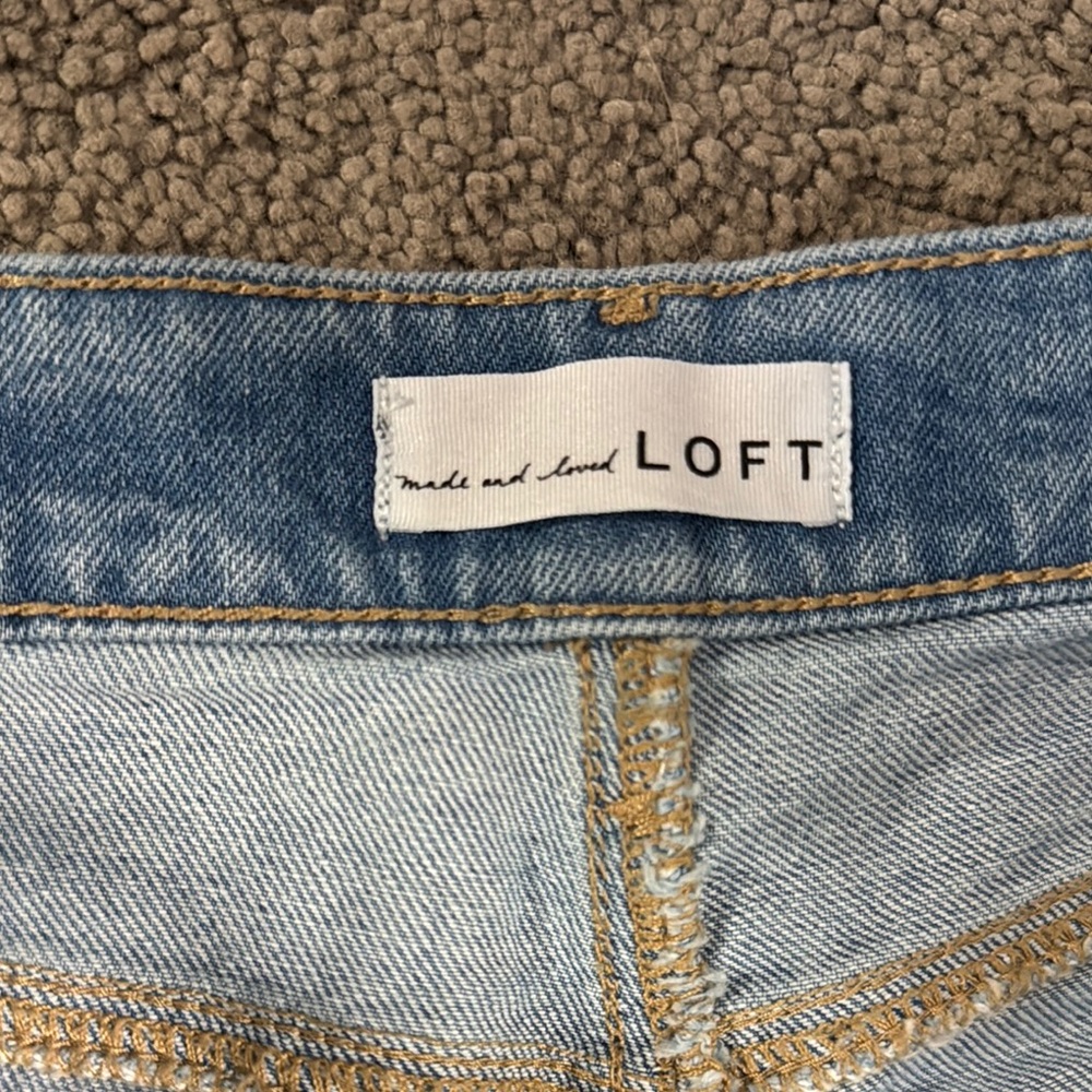 LOFT Classic Blue Denim Jeans